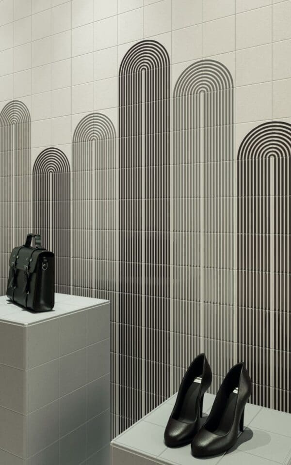 Twister T Dove Stone & Taupe Stone, Twist & Straight Dove Stone Graphite, Twist & Straight Dove Stone Taupe Tile
