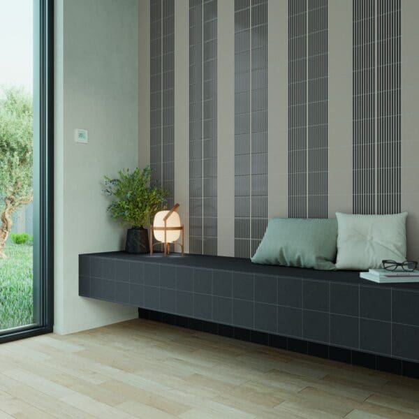 Twister T Vapor & Greige, Twister & Straight Vapor Greige, Twister Edge Greige Tile