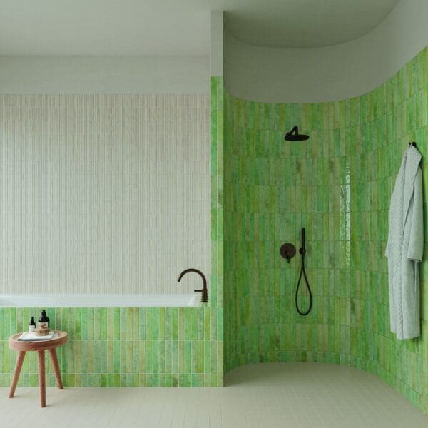 Potters Agave and Swan Tile