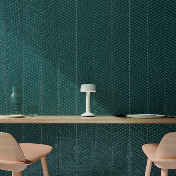 Spike Bars Peacock Blue Tile