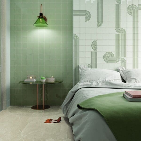 Twister T Vapor & Mint Grey, Twist Vapor Mint Grey, Straight & Twist Vapor Mint Grey Tile