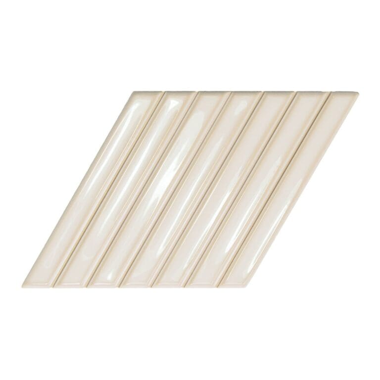 Spike Bars Deep White Tile