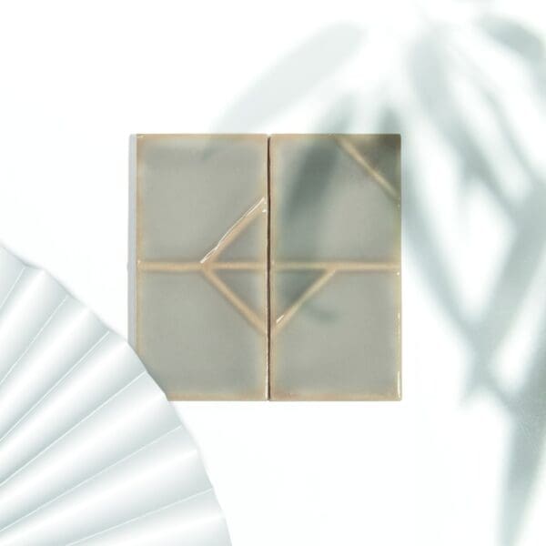 YOKO Origami Pewter Tile
