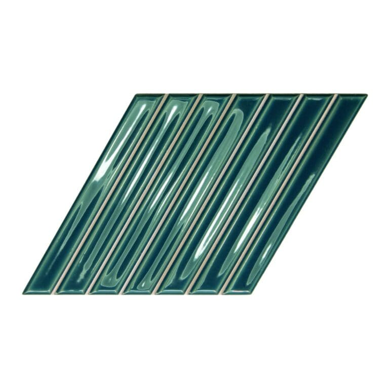 Spike Bars Peacock Blue Tile