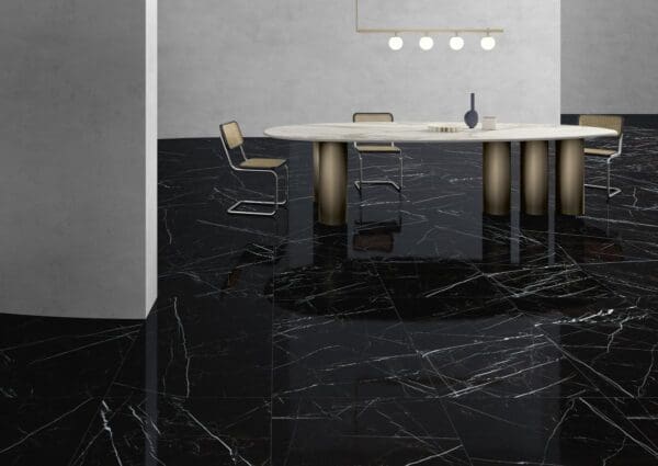 Marble Lab Dark Marquina Tile