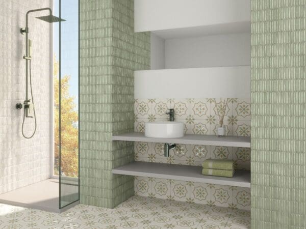 Llevant Taupe Cross Tile