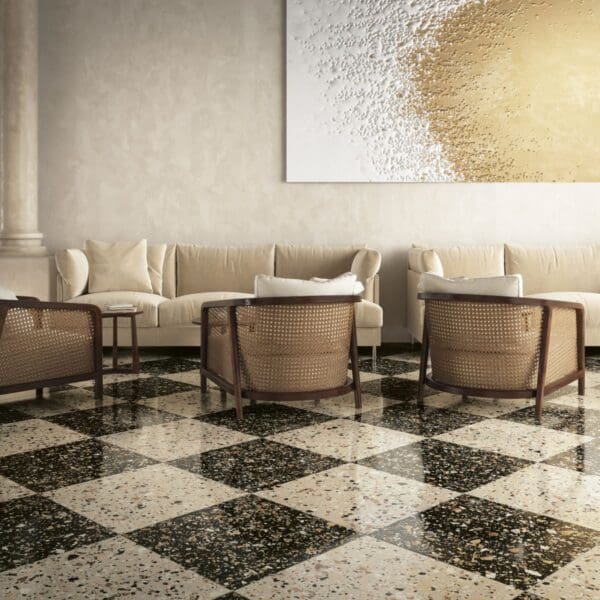 Terrazzo Venice Earth and Beige Tile