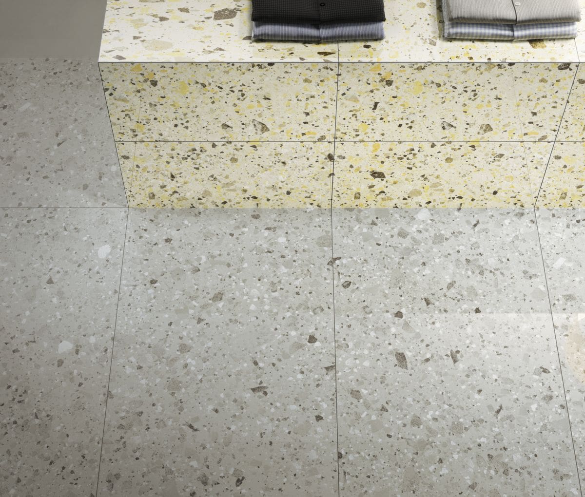 Terrazzo Venice Yellow and Grey Tile