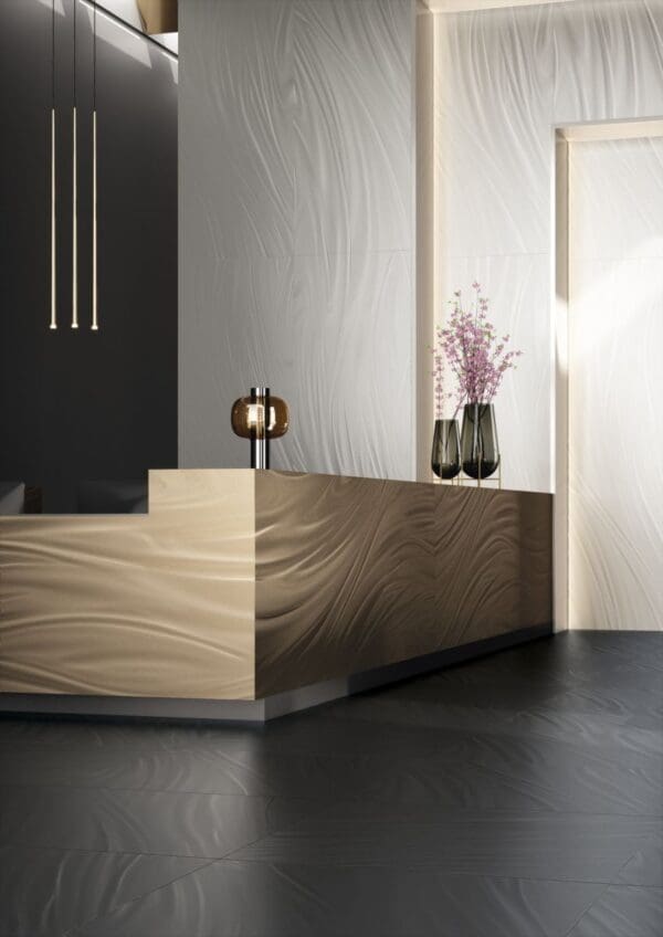 Luce Gold, Silver and Pearl Tile