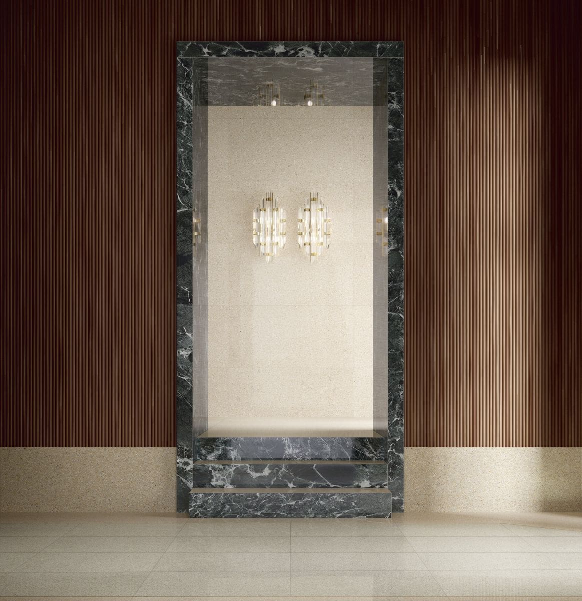 Il Veneziano Beige and Argento Tile