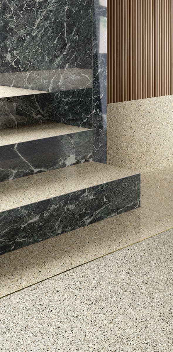 Il Veneziano Beige and Argento Tile