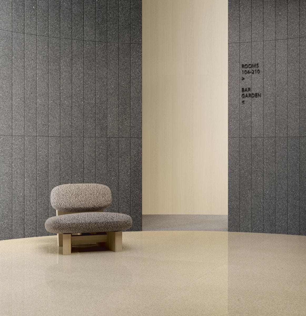 Il Veneziano Miele, Nero and Beige Tile