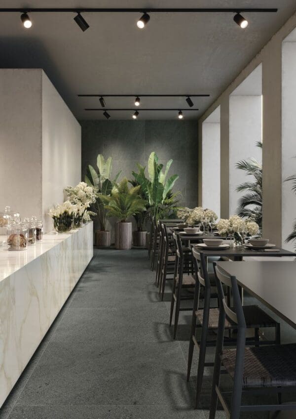 Victorian Stone Forest Green Tile