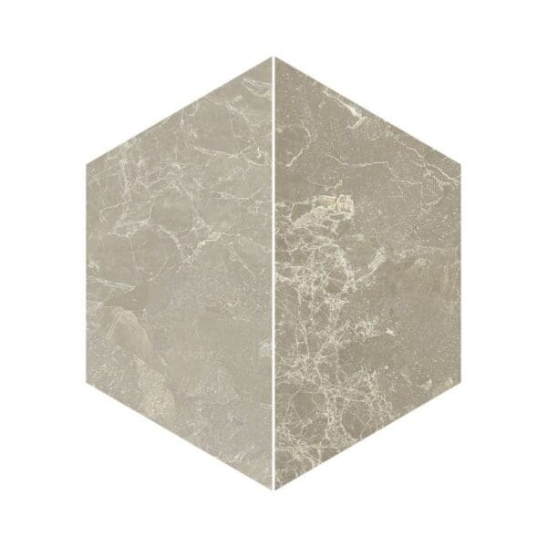 Cosmopolitan Hexagon Ghiaccio / Grigio Tile