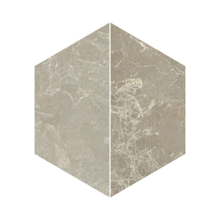Cosmopolitan Hexagon Ghiaccio / Grigio Tile