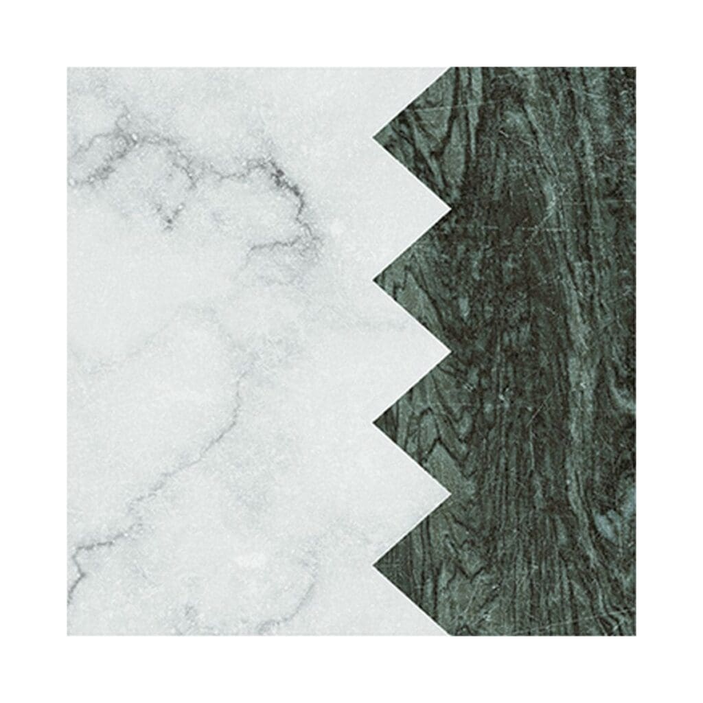 FGO-Combi White and Green Porcelain Tile