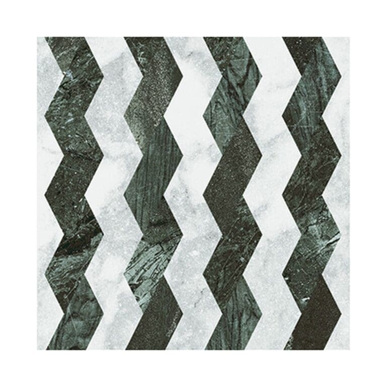 Fargo Ribbon White / Green Tile
