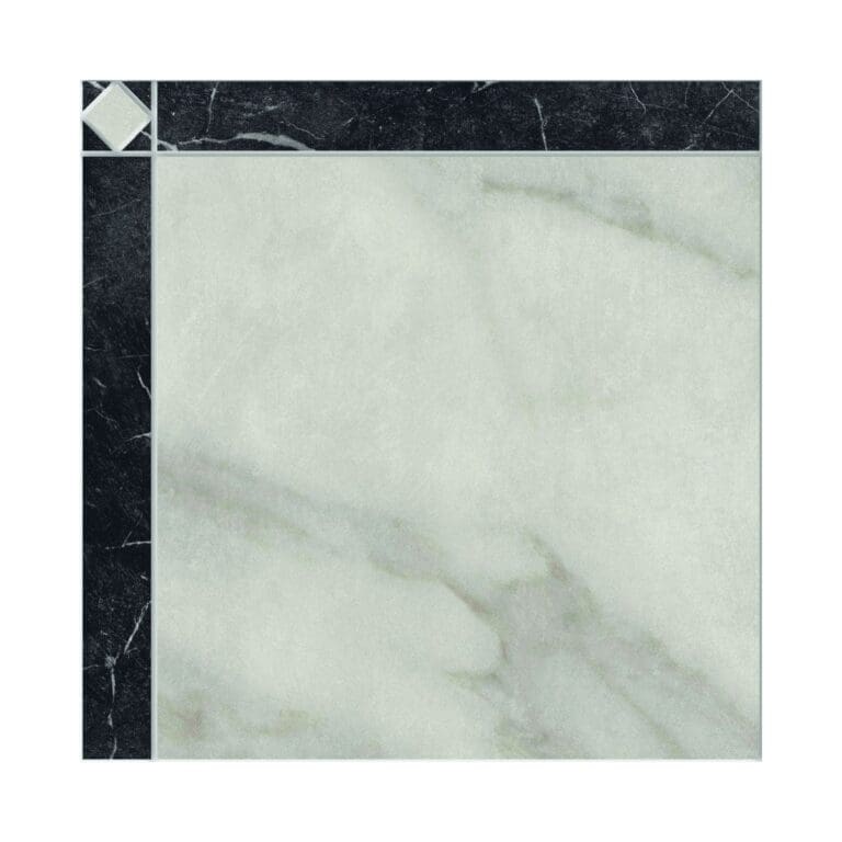 Livingstone Cassettone Bianco / Nero Tile