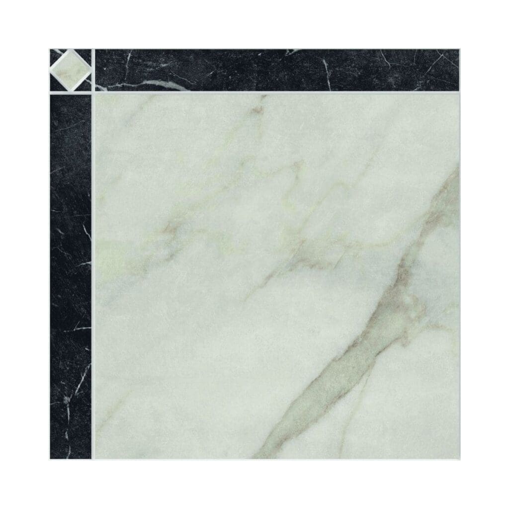 NOV-Cassettone Calacatta / Nero Marquina Porcelain Tile
