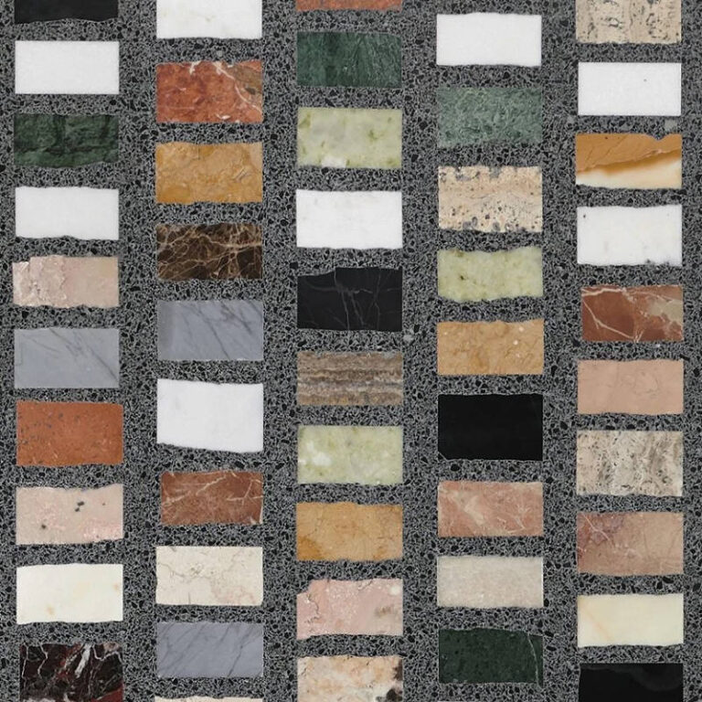 NSD-Scarpa Multicolour 6x4 Terrazzo Tile