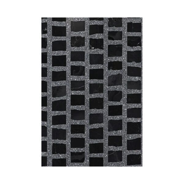 N Stone Decorati Scarpa Nero Marquina 6x3