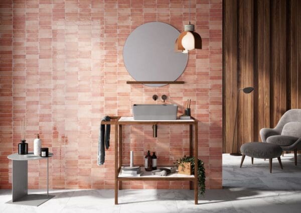 T Brick Apricot Tile