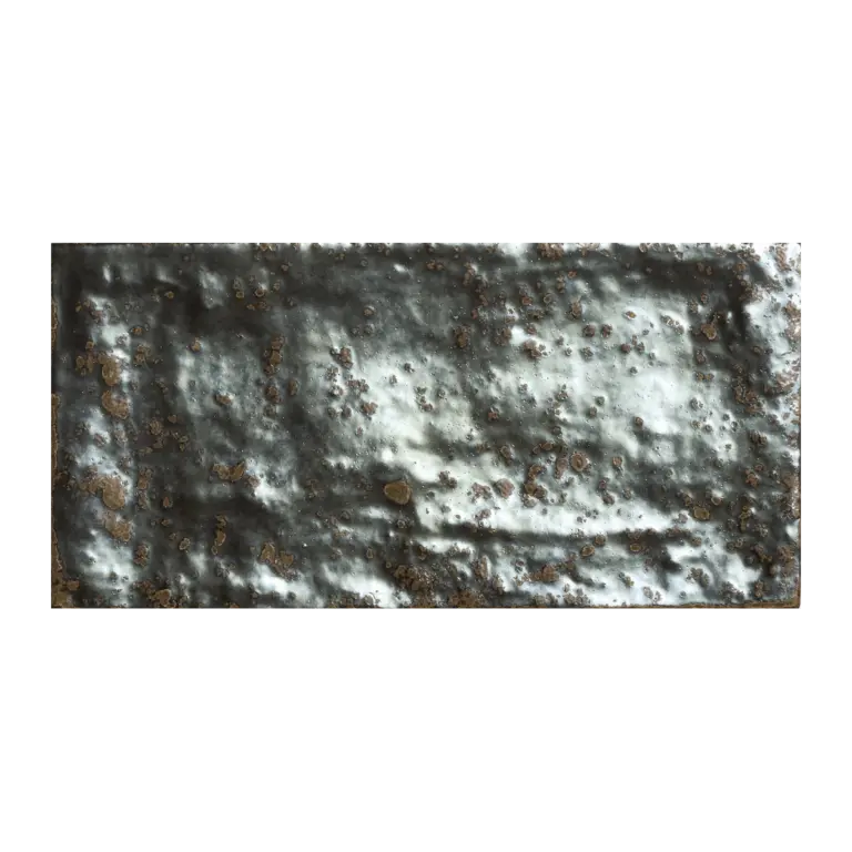 BER-Aluna Argento 70 x 140mm, matt porcelain tile, face 1 of 4