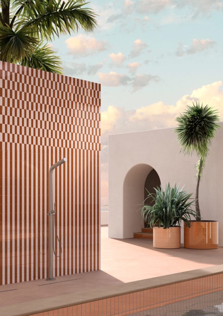 Boschet tiles: Circle in and Circle out detail