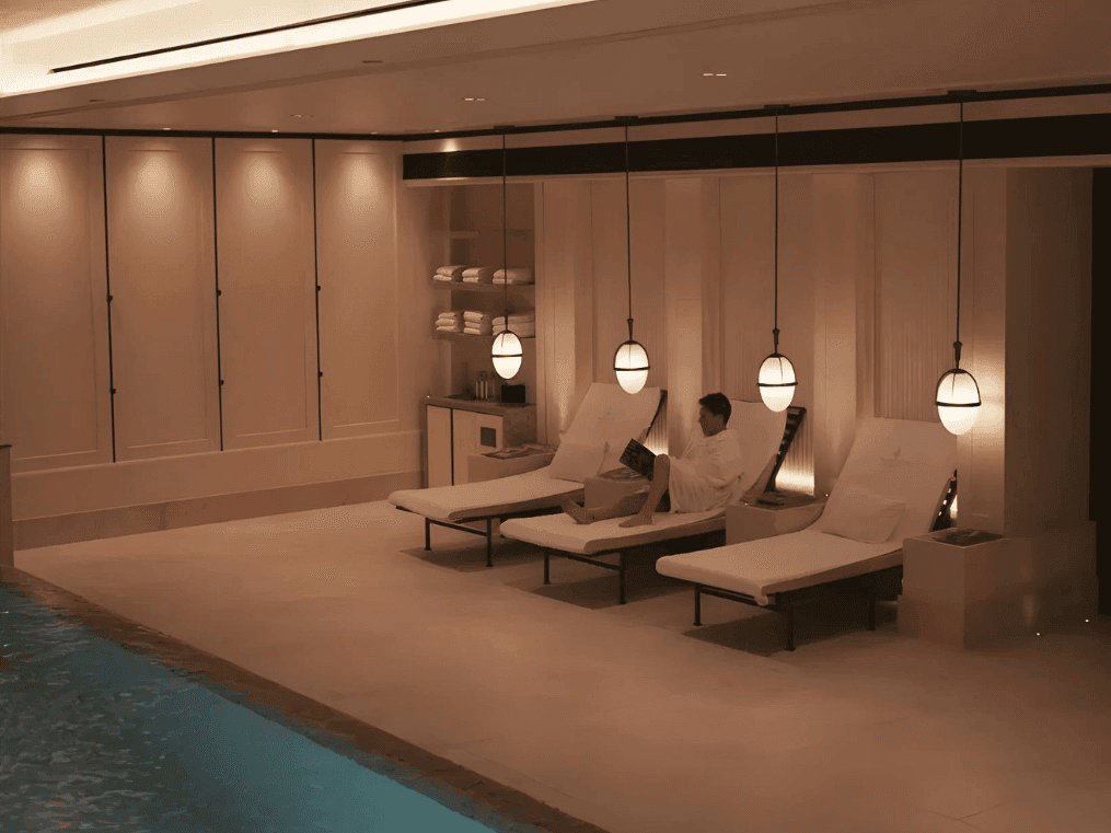 Sauna recliner