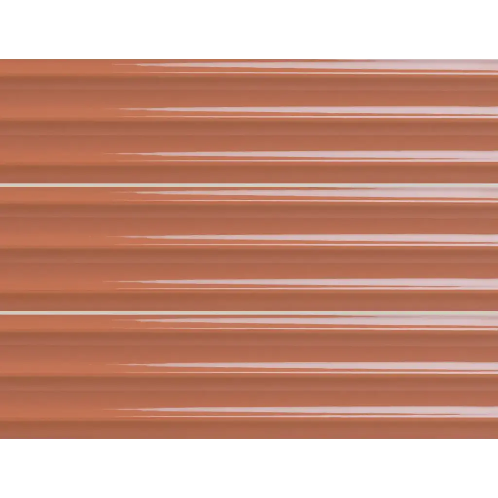 PRL-Coral Fluted 75 x 300mm fluted glazed wall tile, three tiles stacked
