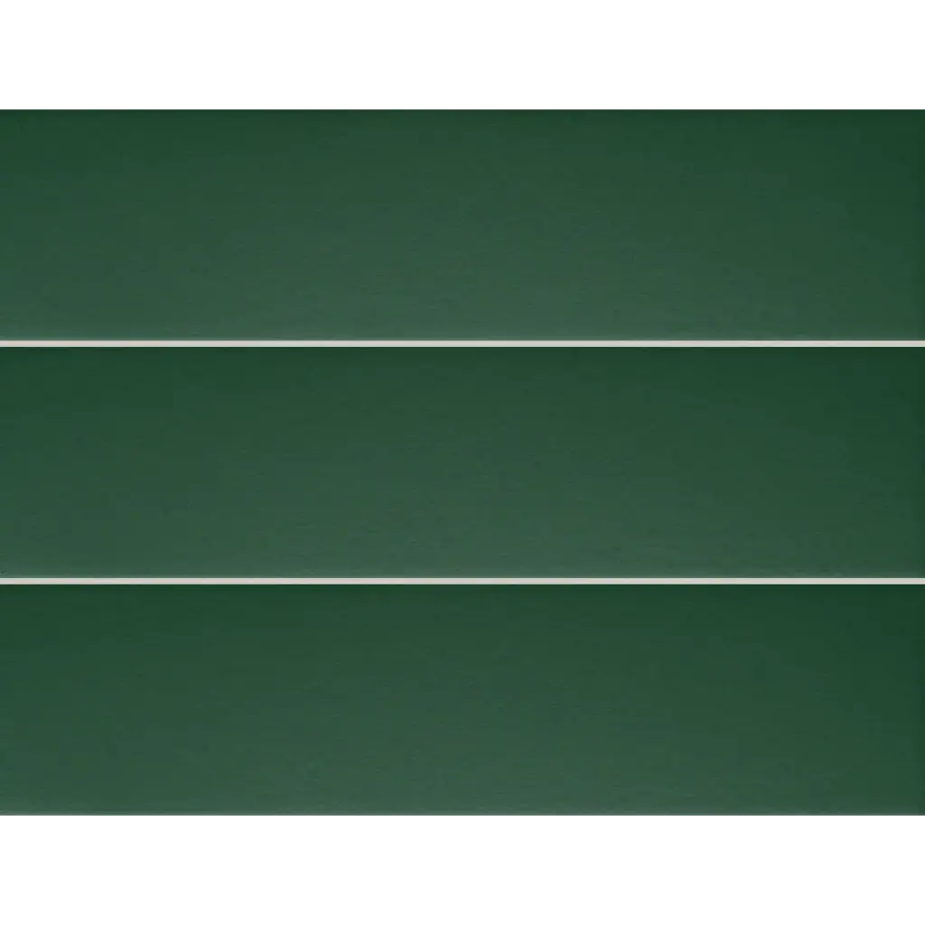 PRL-Emerald Flat 75 x 300mm flat glazed wall tile, three tiles stacked