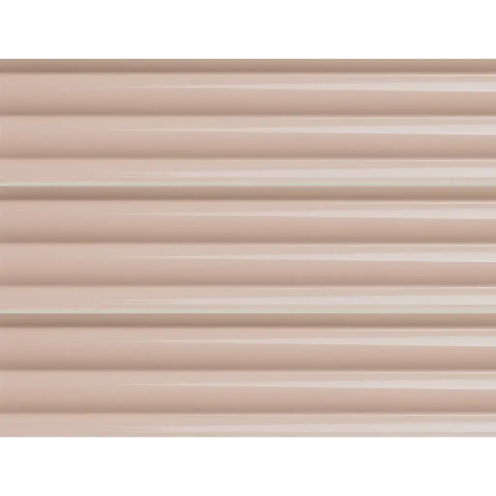 PRL-Pink Fluted 75 x 300mm fluted glazed wall tile, three tiles stacked