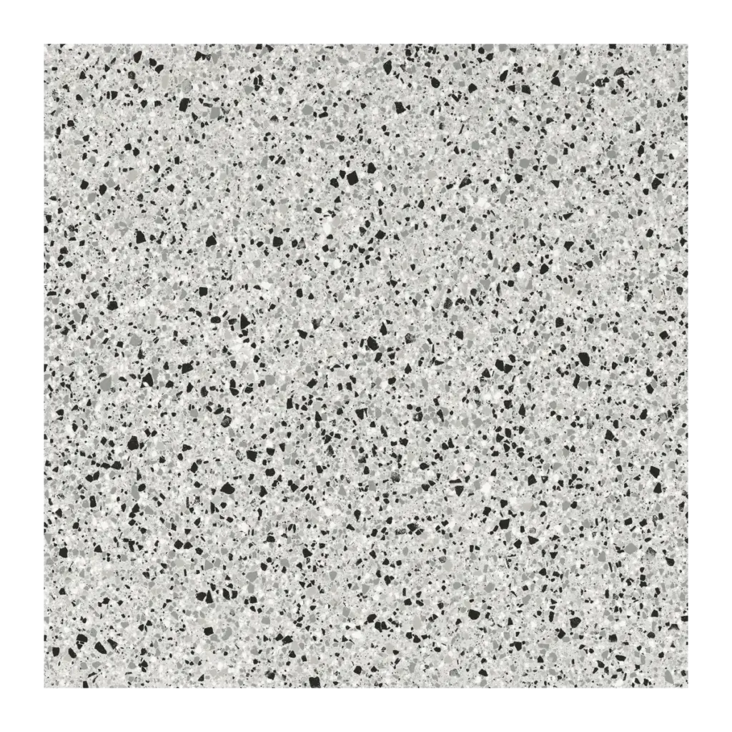RIA-Silver 600 x 600mm terrazzo-effect porcelain tile
