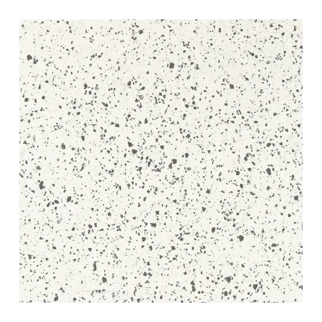 RIA-White 600 x 600mm terrazzo-effect porcelain tile
