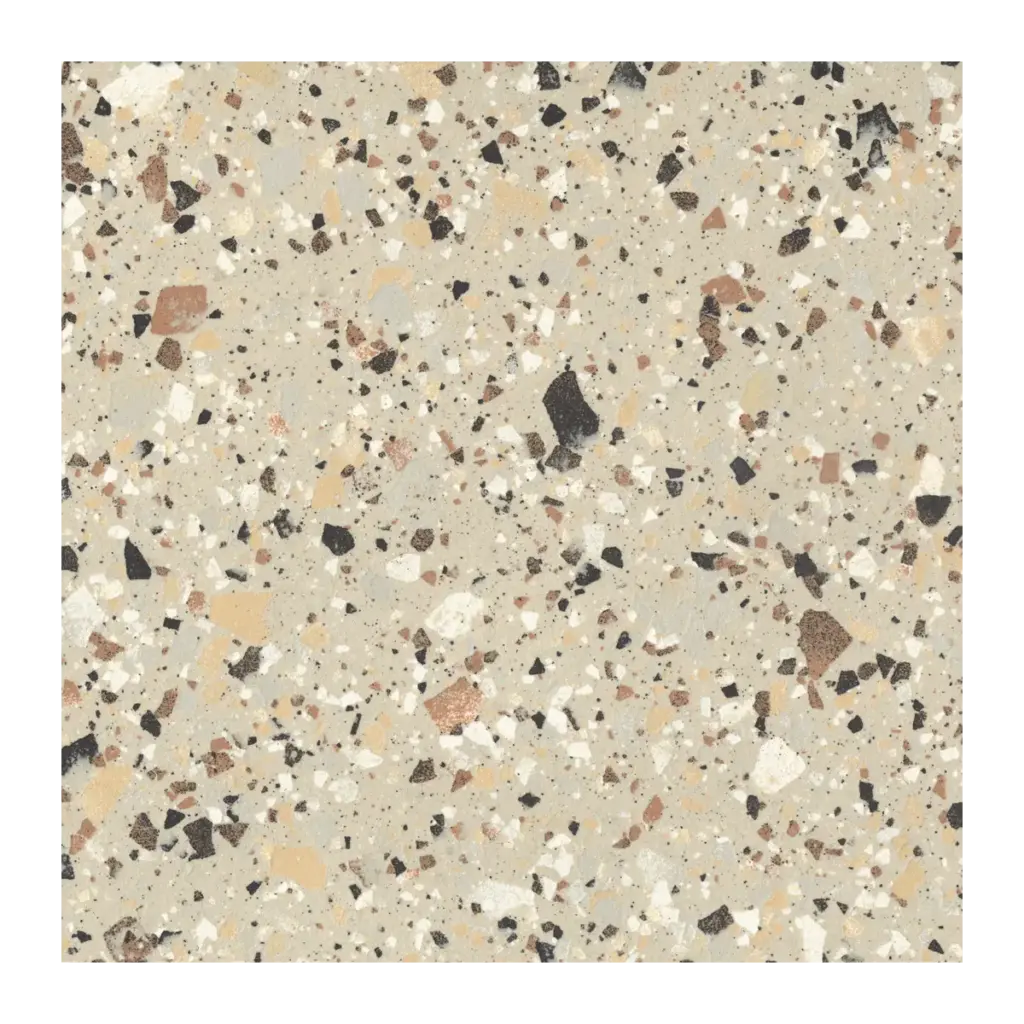 VVL-Beige 600 x 600mm terrazzo-effect porcelain tile