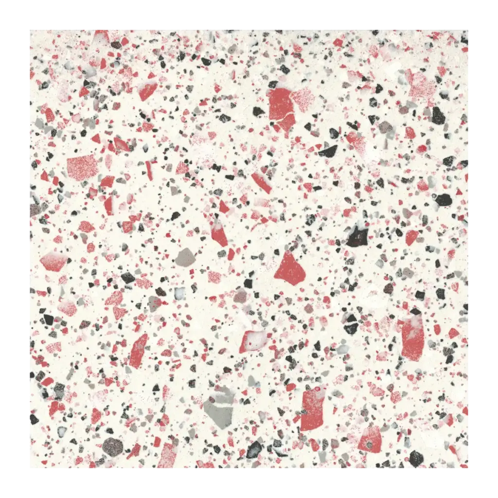 VVL-Coral 600 x 600mm terrazzo-effect porcelain tile